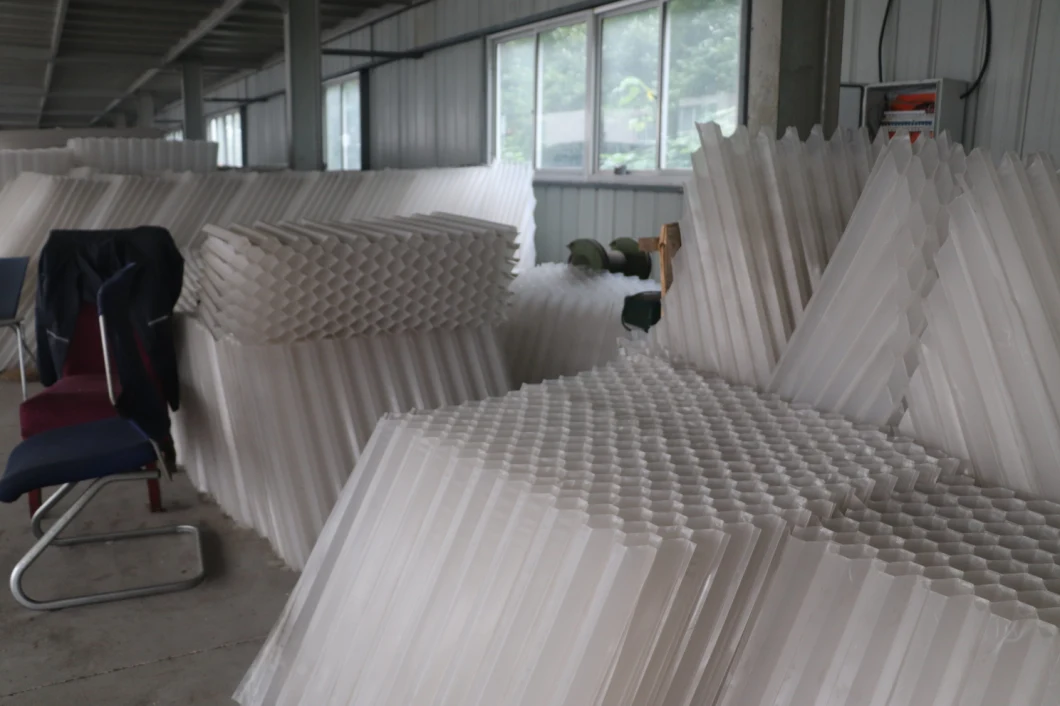 1000*1000mm PVC PP Material Hexagonal Inclined Clarifier Lamella Sheet Tube Settler Lamella Clarifiers for Water Treatment