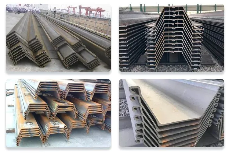 River Bank Protection Plastic PVC Sea Wall Panels Steel Pile Price Vinyl Sheet Piling 400X100X10.5mm Type 2 Hot Rolled U Type Steel Sheet Pile