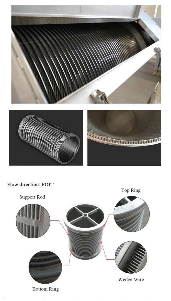 China Custom Stainless Steel 304 316 Screens and Fine Screens Rotary Drum Filter Equipment Factory Price
